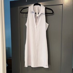 ALO Yoga White Sleeveless Swim Coverup